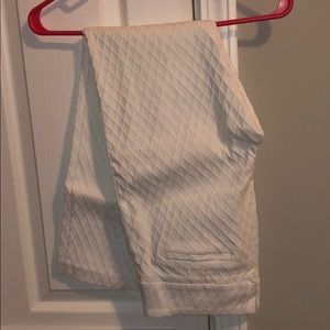 White Stretch Work Pant